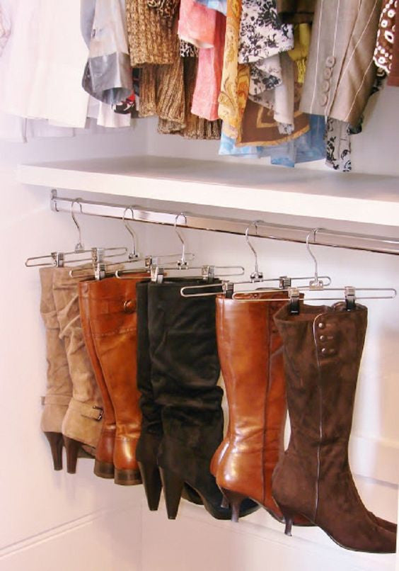 Clever Ways To Store Your Shoes: Boots Edition!