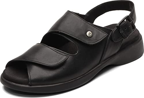 Wolky Nimes 617 | Women's Leather Adjustable Slingback Sandal | Simons â Simons Shoes