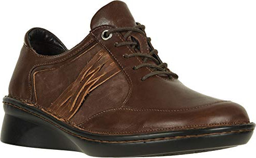 Naot Mezzo Leather Sneaker (35118) Womens Shoes Toffee Brown/Coffee Bean/Saddle Brown/Pecan Brown