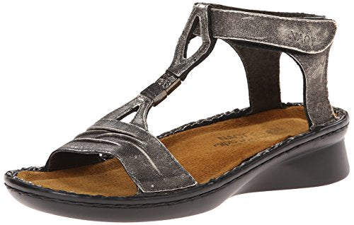 Naot Cymbal Sandal Womens Shoes Metal Leather