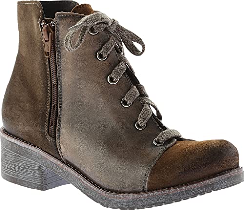 Naot Groovy Bootie (17607) Womens Shoes Desert/Vintage Gray/Mulberry