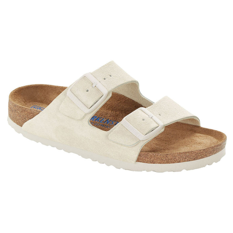 White birkenstocks soft footbed discount