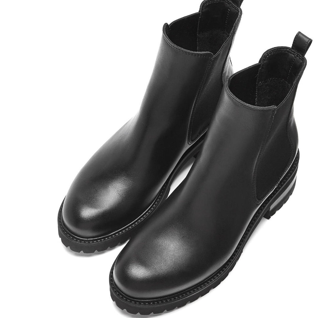 La Canadienne Conner Waterproof Chelsea Boot Womens Shoes Black Leather