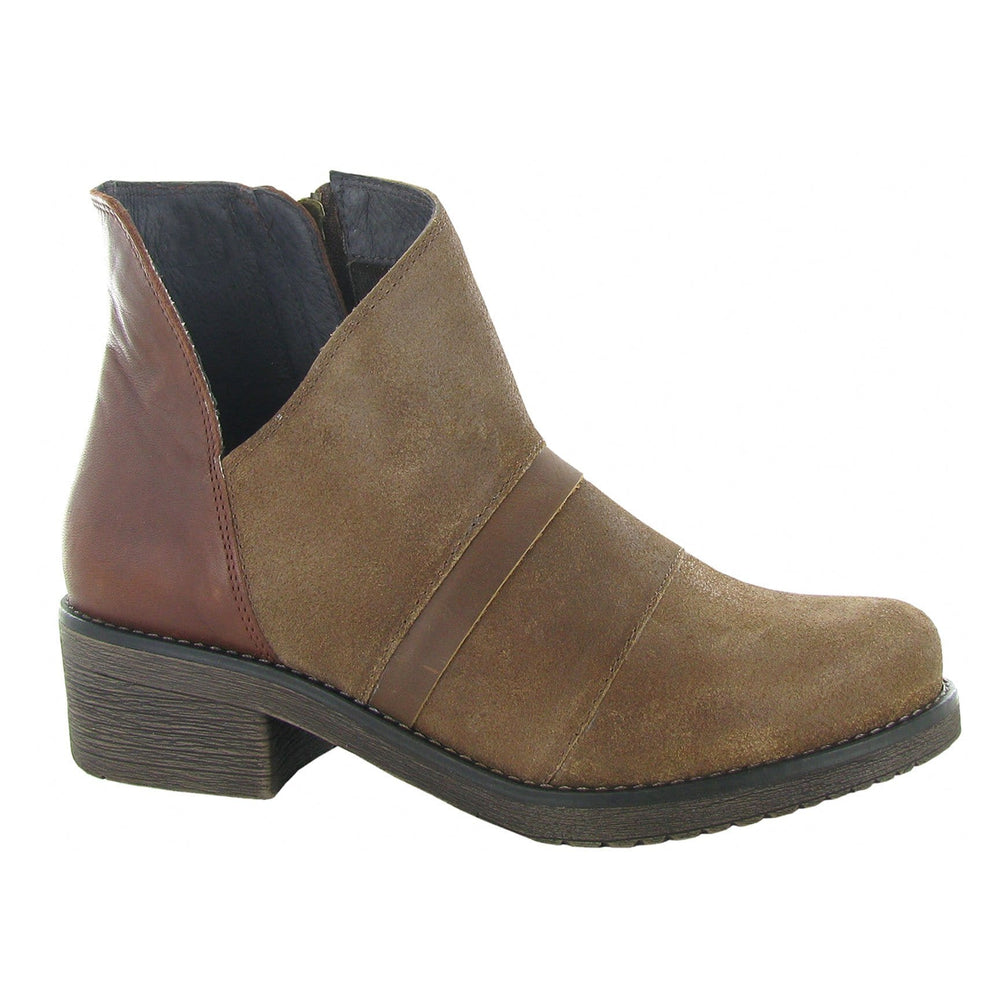 Antique Brown Suede/Soft Chestnut Lthr/Saddle Brown Lthr