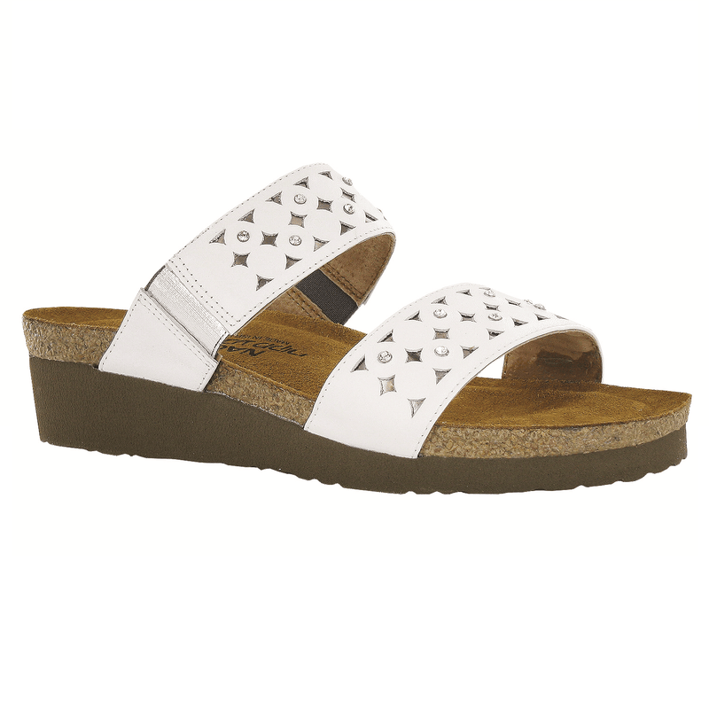 Naot Susan Women's Studded Two-Strap Suede Slide Sandal Simons Shoes