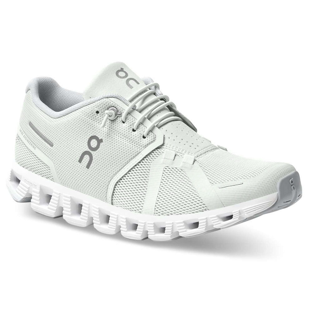 ON Running Cloud 5 Women's Sneaker - Ice/White Womens Shoes Ice/White