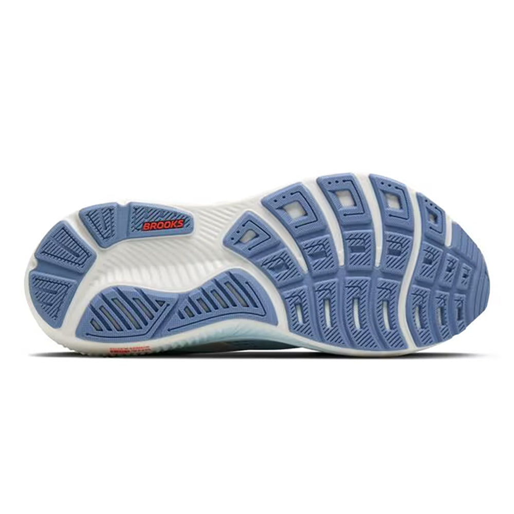 Brooks Women's Ghost 18 Athletic Running Walking Everyday Comford Sneaker, Nantucket Tigerlily Coconut