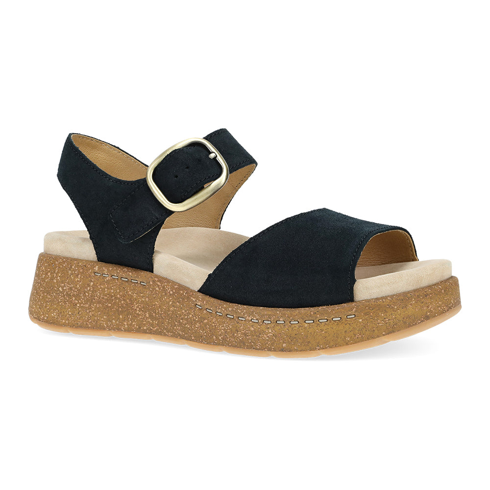 Black Burnished Suede