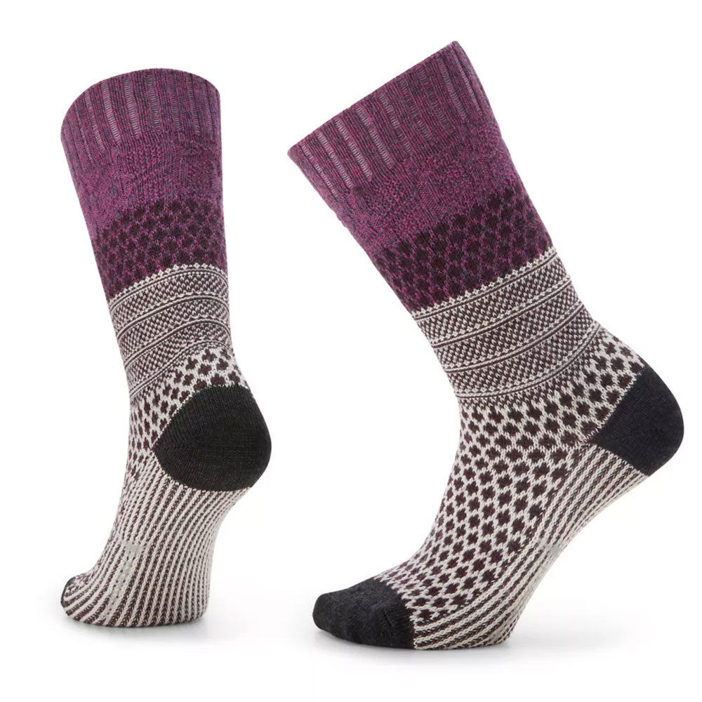 Smartwool Everyday Popcorn Cable Full Cushion Crew Socks (SW001843) Womens Hosiery SWG58 Golden Olive