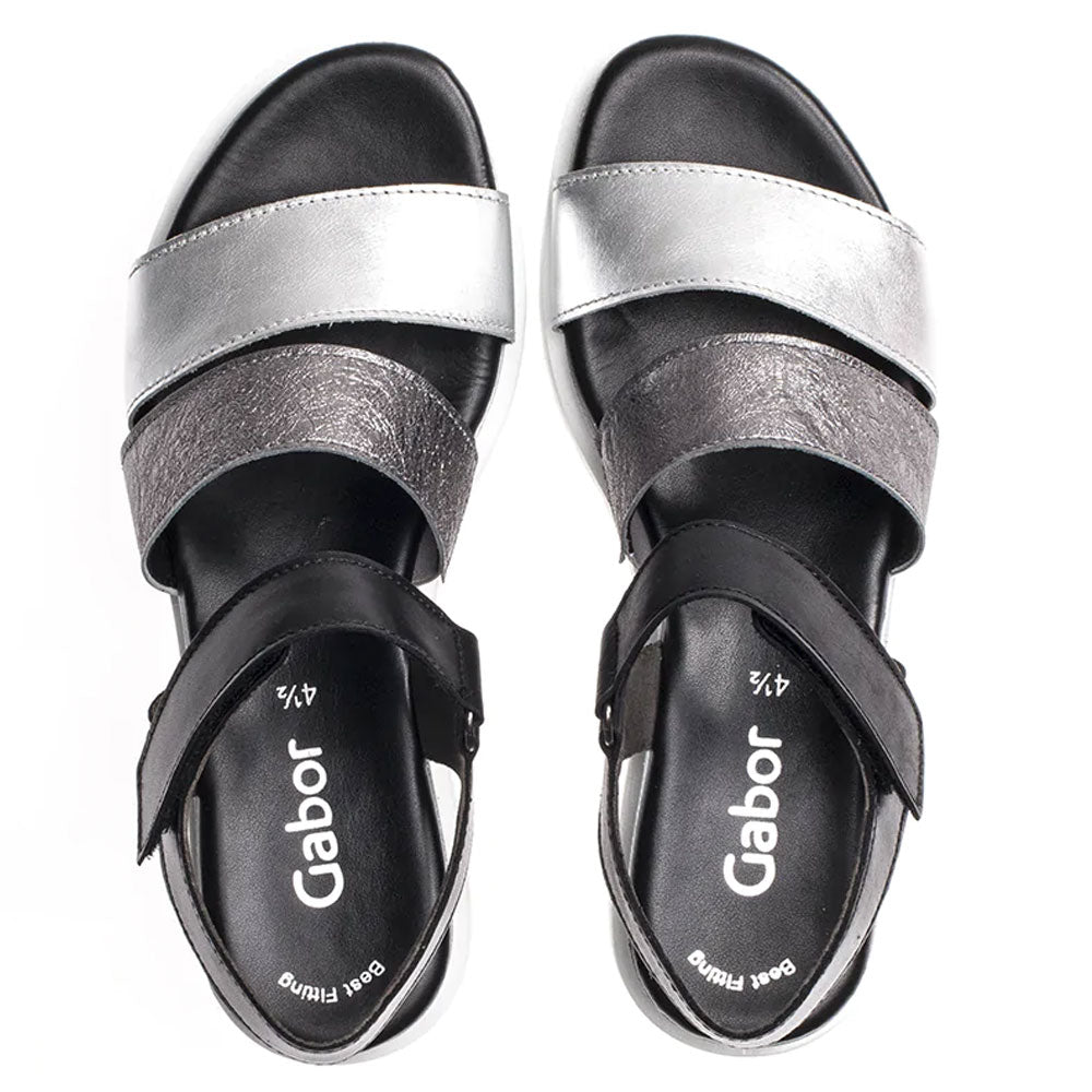 Gabor Triple Strap Sandal 24610 Womens Shoes