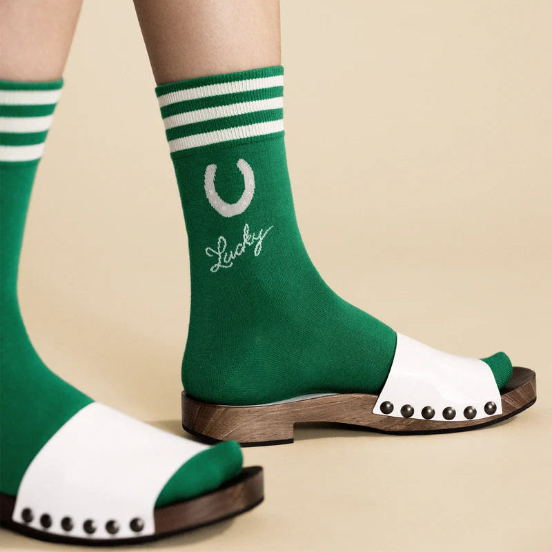Hansel From Basel Lucky Crew Womens Hosiery