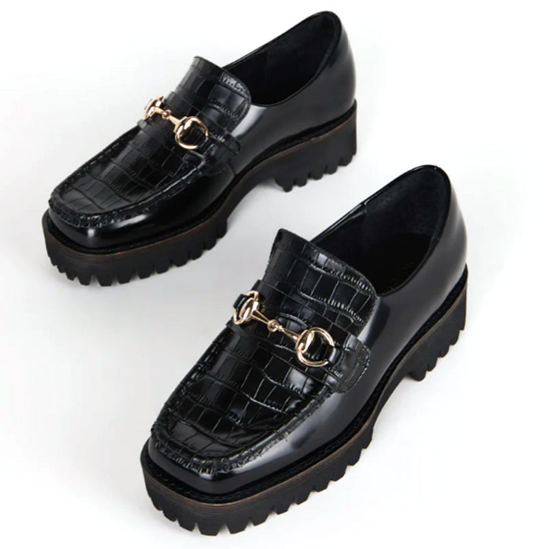 Intentionally Blank HK 2 Loafer Womens Shoes Black
