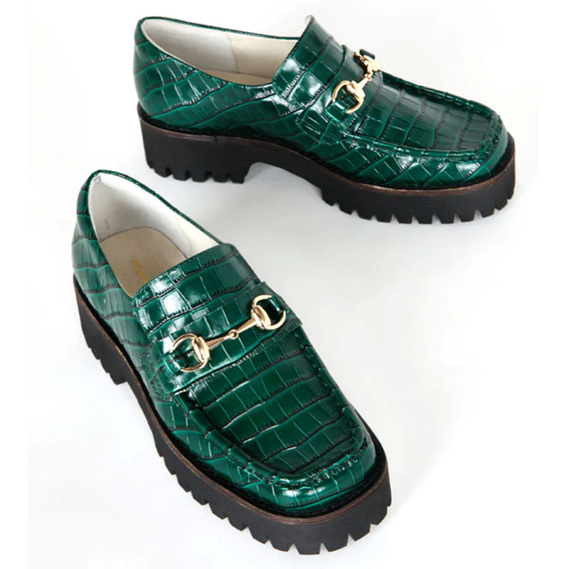 Intentionally Blank HK 2 Loafer Womens Shoes Forest