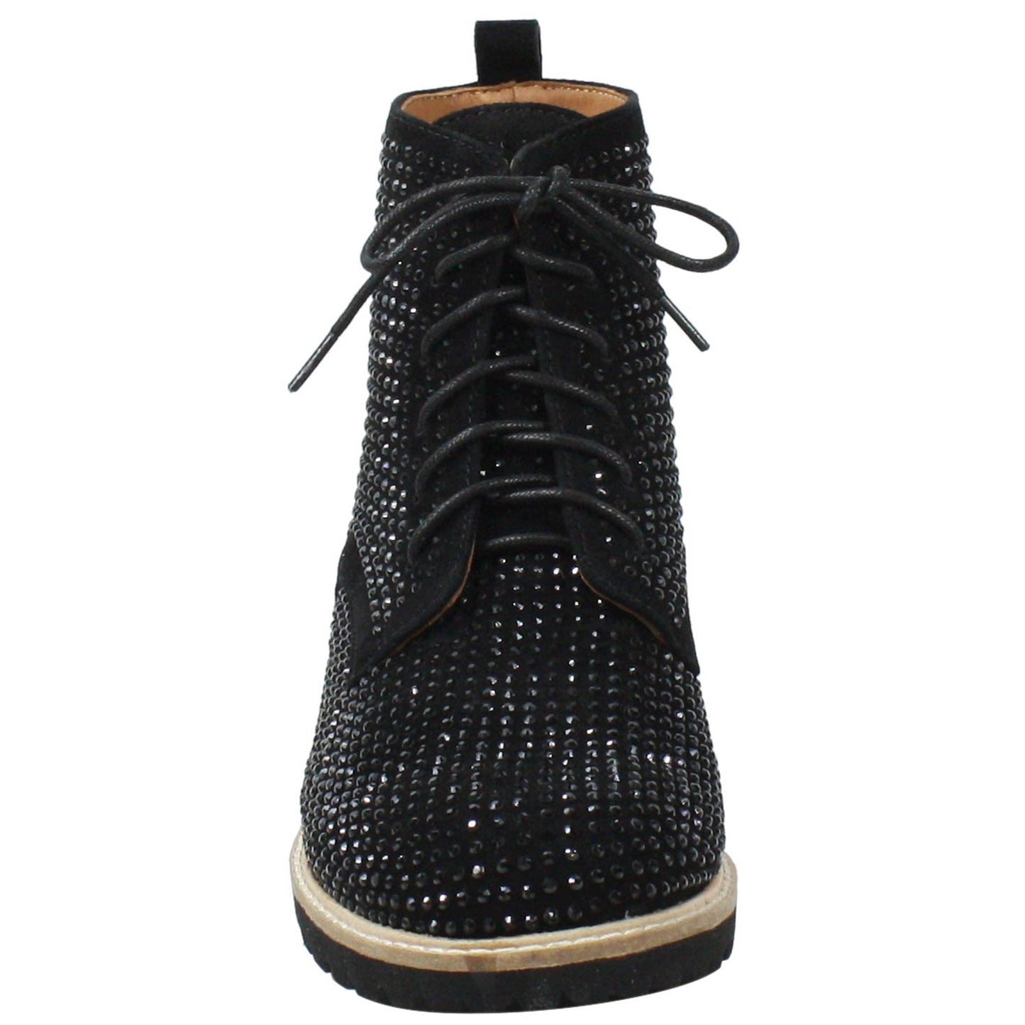 L'Amour Des Pieds Raynelle Rhinestone Bootie Womens Shoes