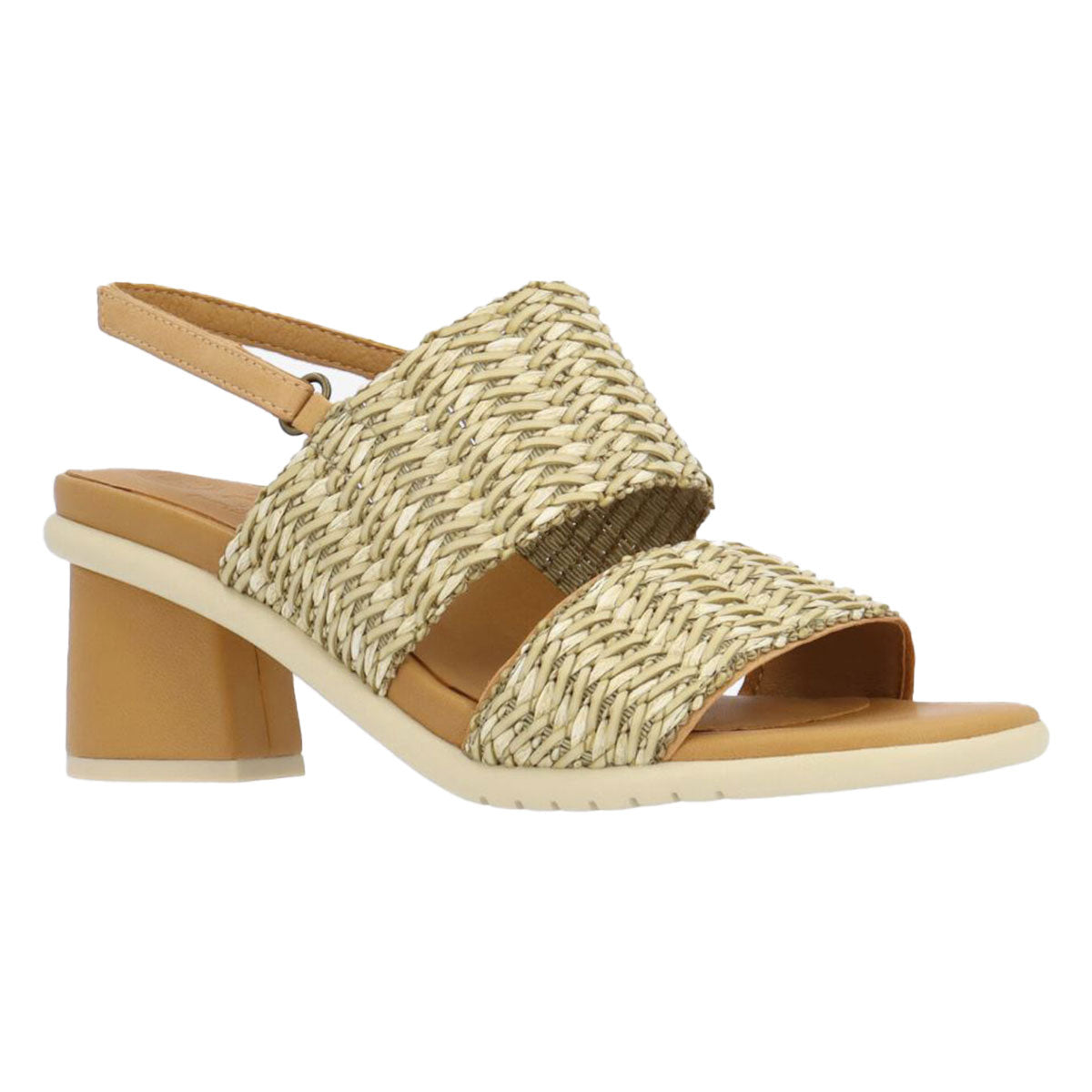 Naot Ursa Raffia Strap Heel Sandal | Simons Shoes display picture 1