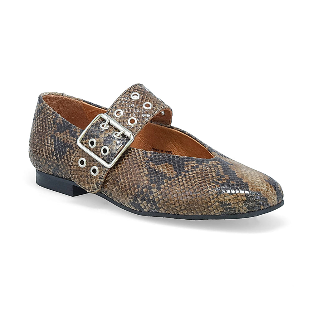 Miz Mooz Zephyr Leather Mary Jane Flat | Simons Shoes