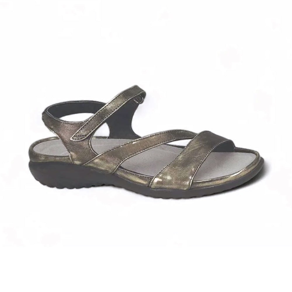 Naot Etera Sandal (11111) Womens Shoes Metal Leather