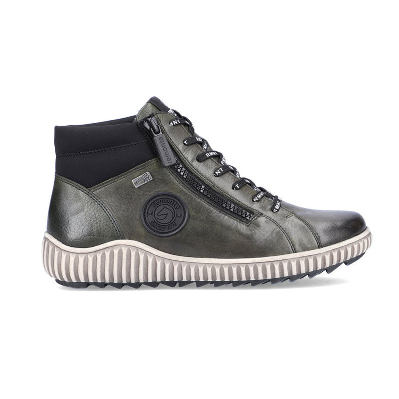 Remonte Women's Zip Up Leather Hi-Top Sneaker Simons Shoes