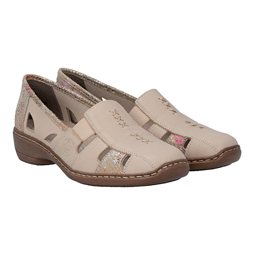 rieker ladies dress shoes Rieker Ladies 41385 Slip On Casual Shoe