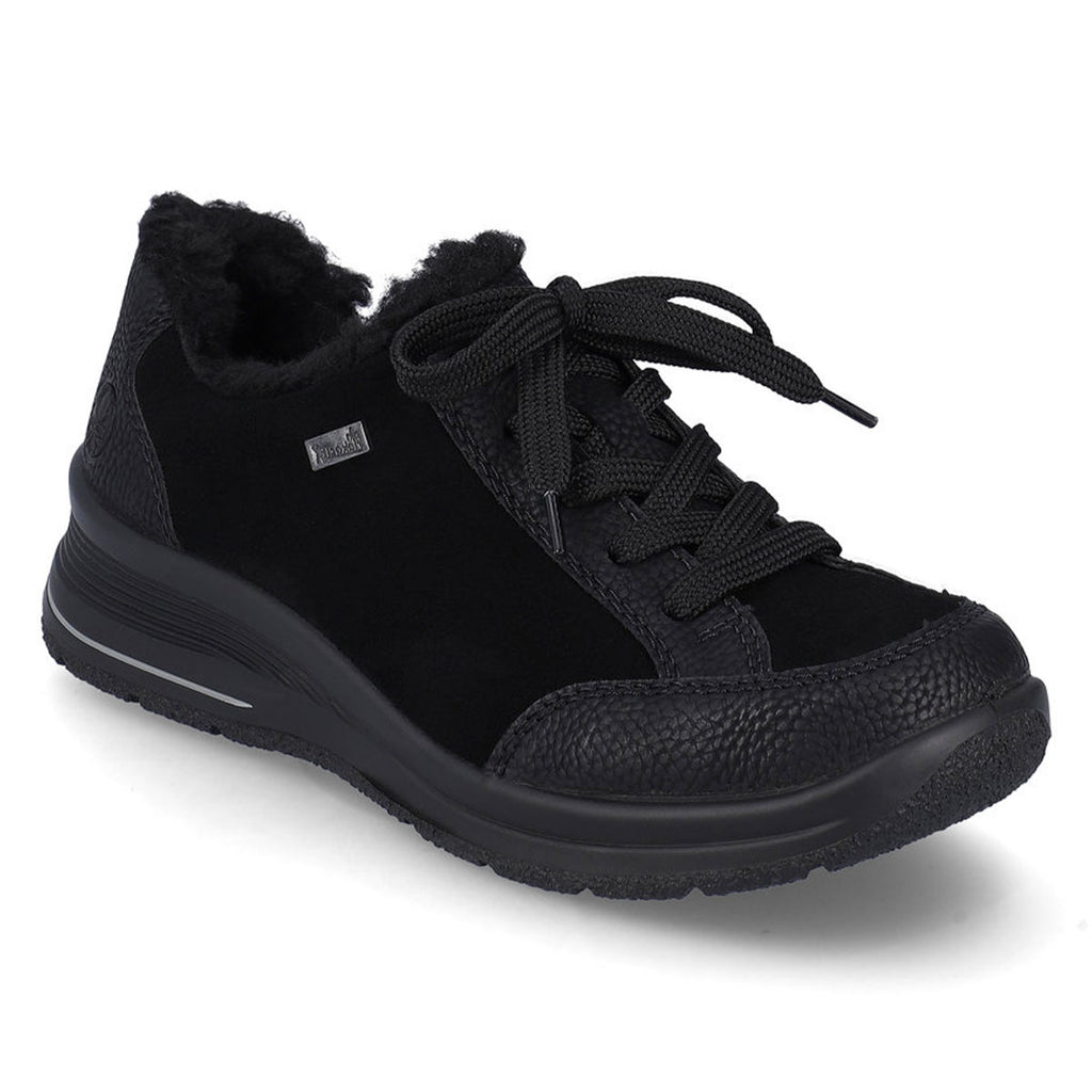 Rieker L7702 Sneaker Womens Shoes 00 Black