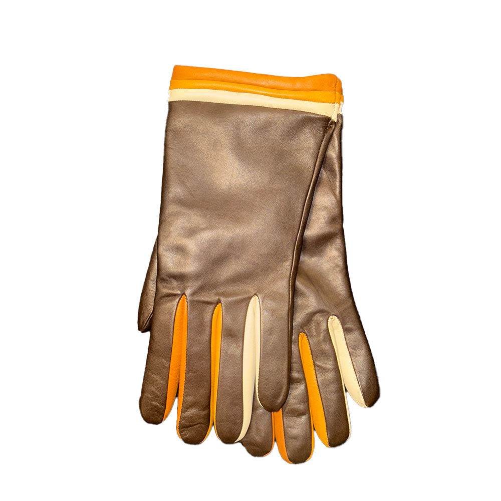 santacana Lambskin Leather Gloves Accessories azule