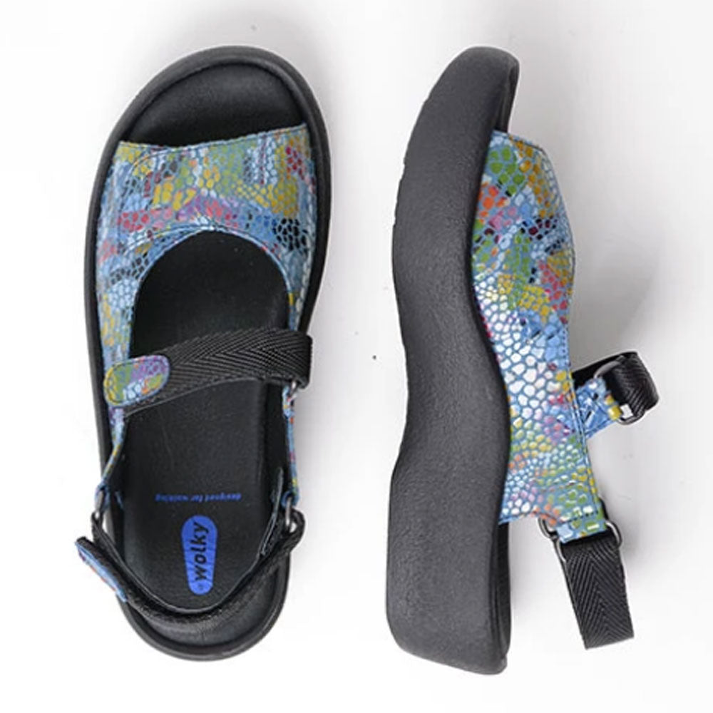Wolky Jewel 3204 Women's Leather Memory Foam Sandal | Simons Shoes