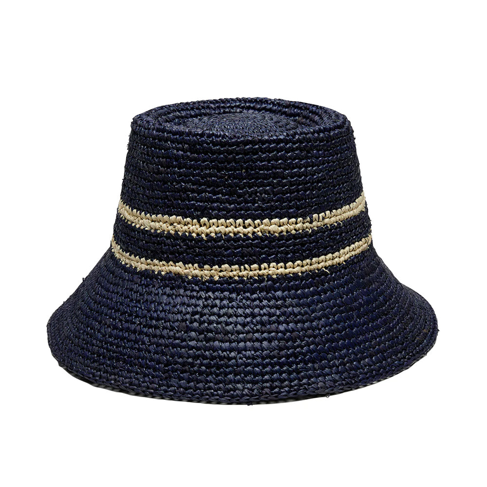 Wyeth Ensley Raffia Two Tone Bucket Hat | Simons Shoes display picture 3