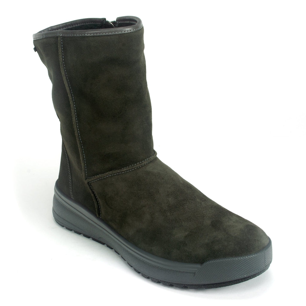 Ara Alessi Waterproof Suede Boot Womens Shoes 66 Riombo