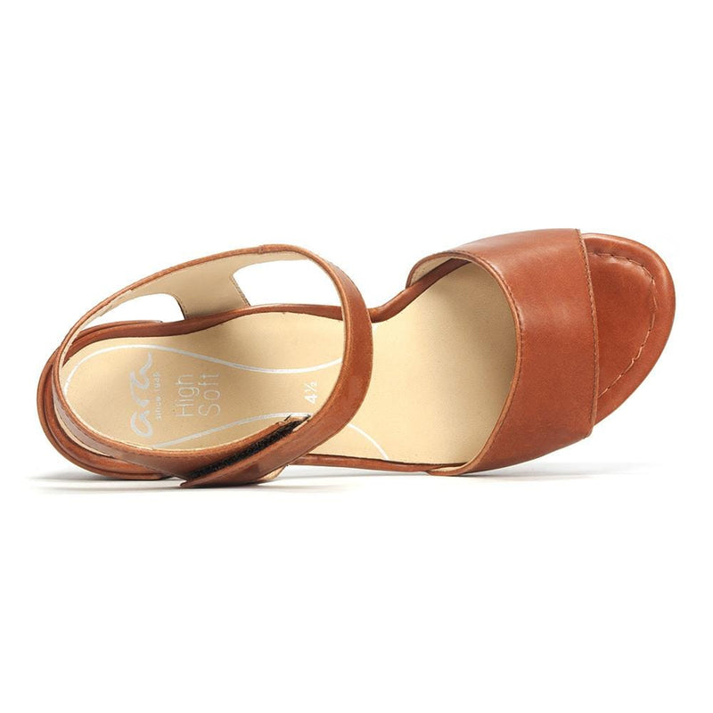 Reservere Gå i stykker industri Ara Women's Gaia Leather Block Heeled Open Toe Sandal | Simons Shoes