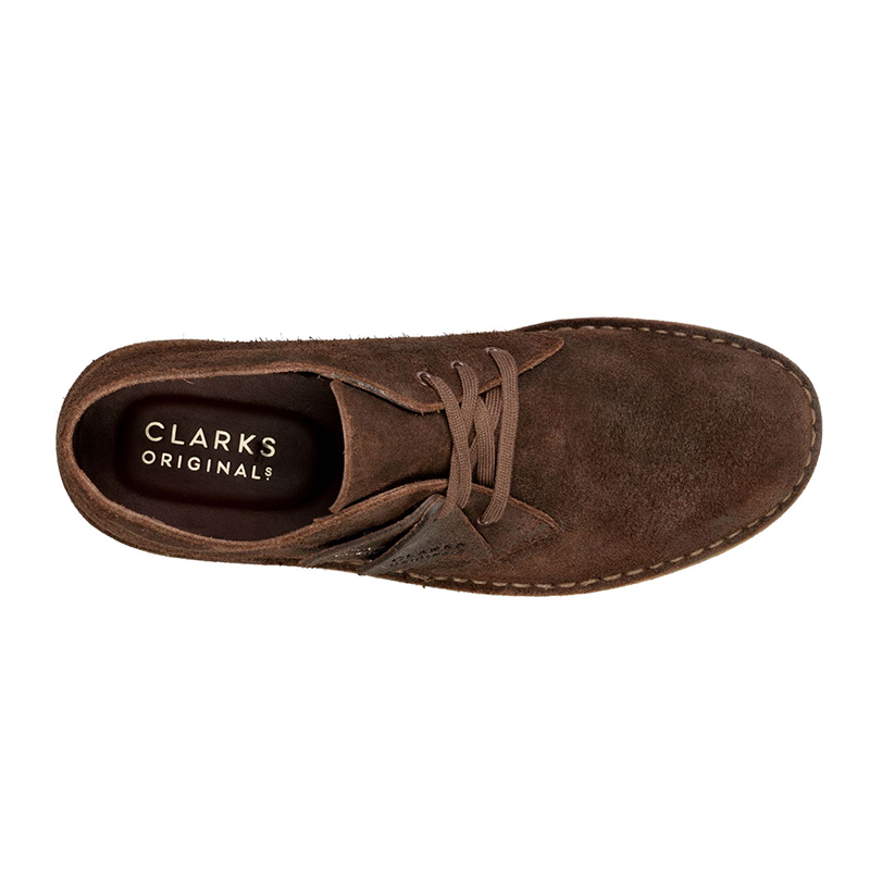 Clarks Men's Signature Desert Coal Suede Moccasin | Shoes