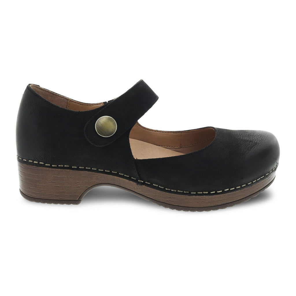 Dansko Beatrice Mary Jane Clog Womens Shoes Black