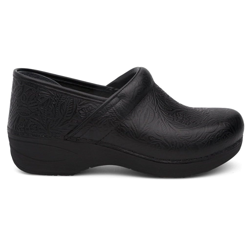 Dansko XP 2.0 Black Floral Tooled Womens Shoes Black Floral Tooled