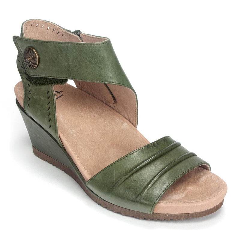 Earth Barbados Covered Wedge Womens Shoes 303 Evergreen