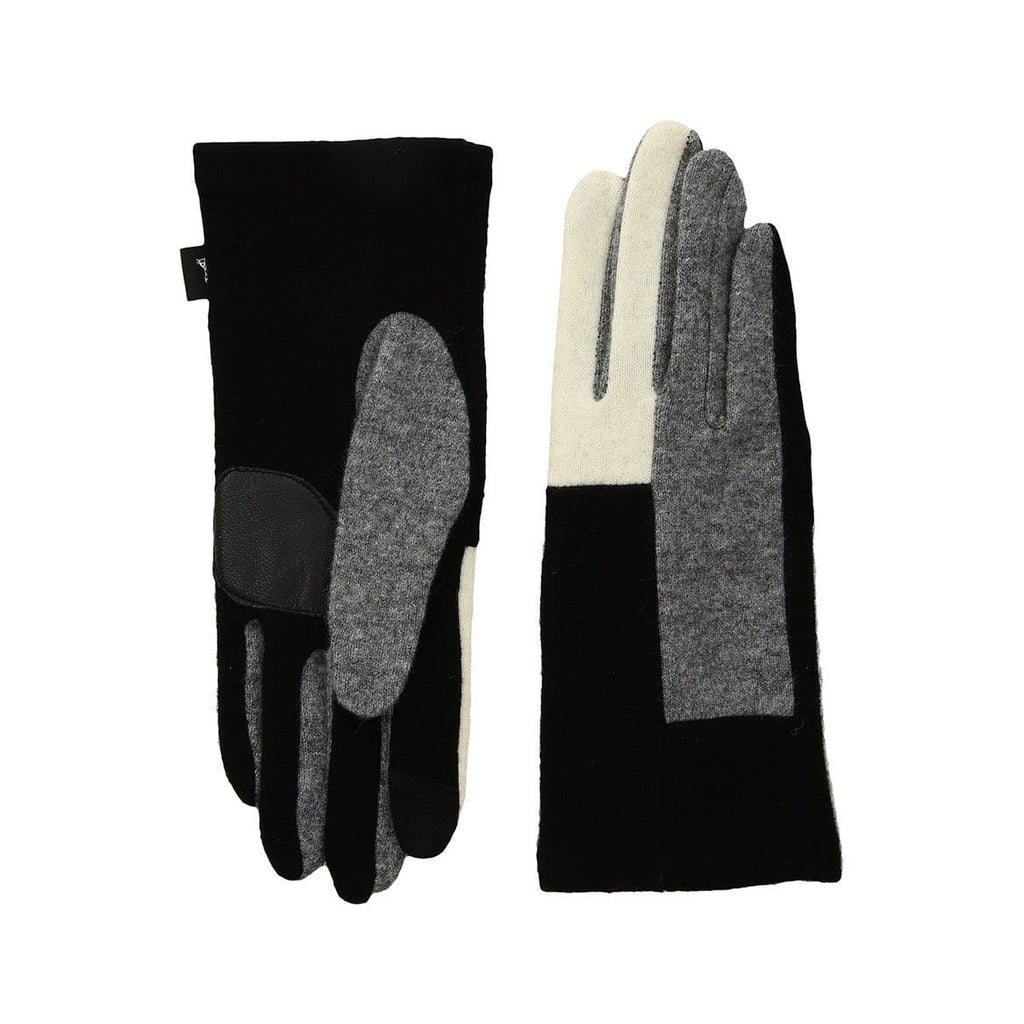 Echo Design Color Block Gloves (EG0013) Women's Clothing blk/blu