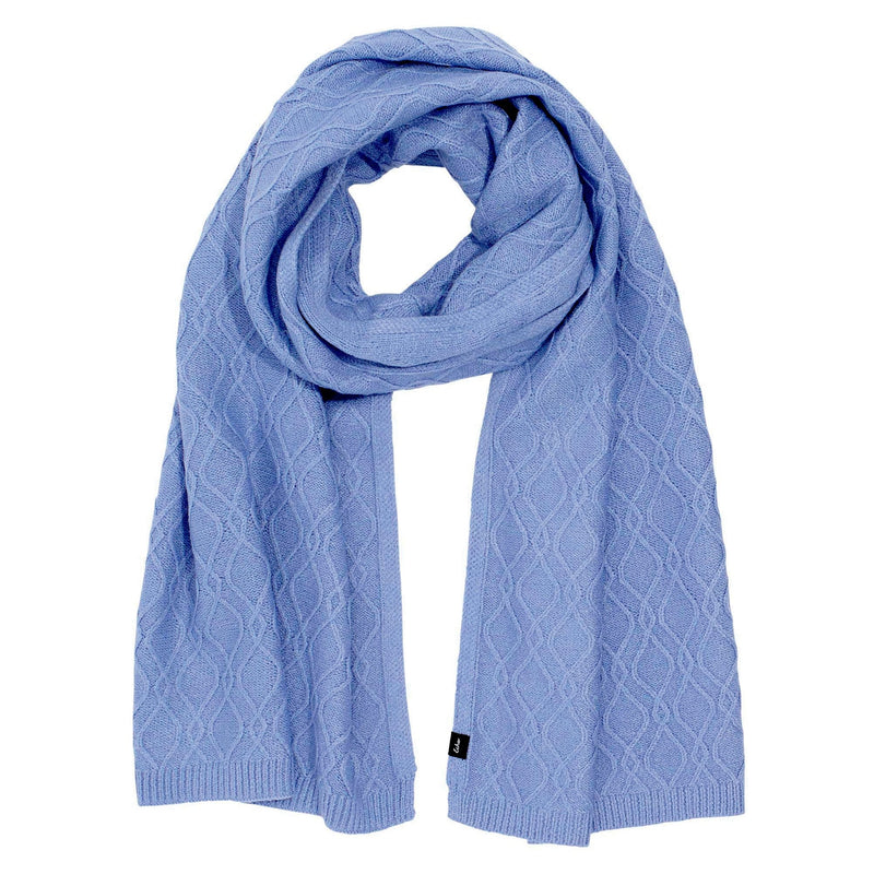 Echo Design Recycled Cable Scarf (ECO566) Women's Clothing 450 sky blue