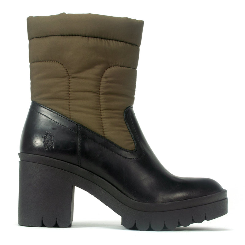 Fly London Contrast Platform Boot (TYKE661) Womens Shoes 