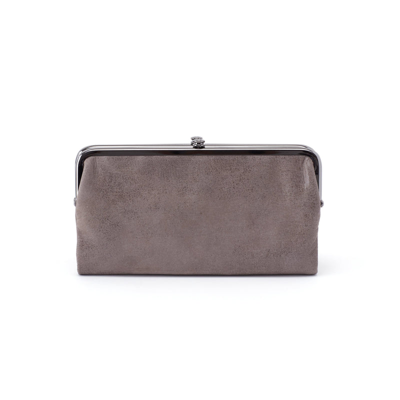 Hobo Lauren Clutch Wallet (VI-3385) Handbags Titanium