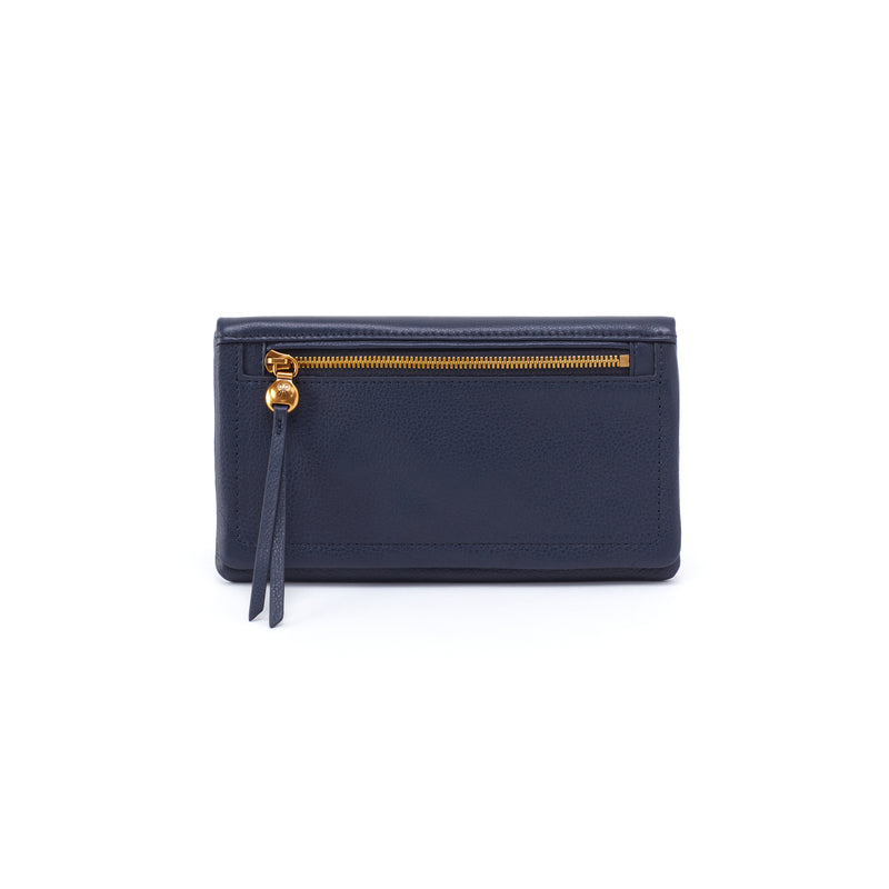 Hobo Lumen Leather Bifold Wallet Handbags Sapphire