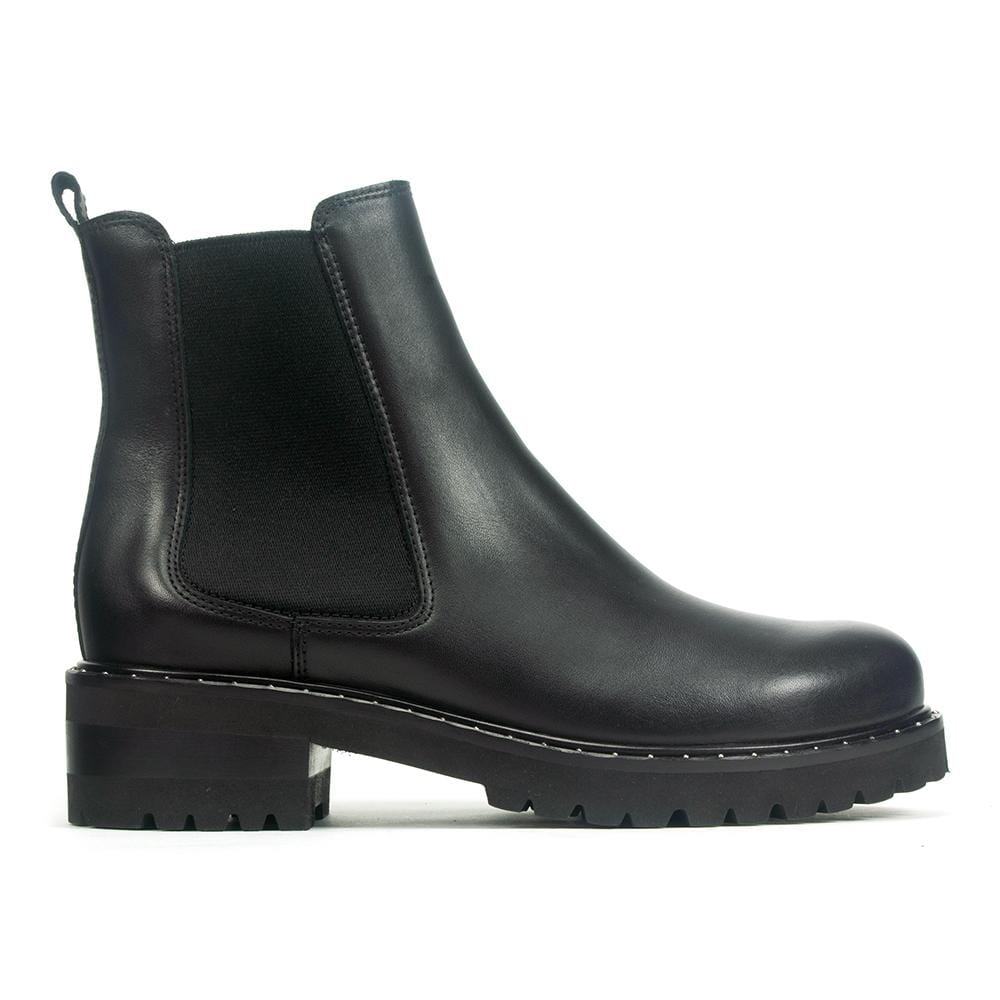 La Canadienne Charlie Waterproof Chelsea Boot Womens Shoes Black Leather