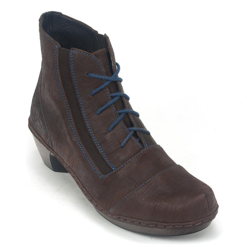Naot Avila Lace Up Boot Womens Shoes Mine Brown