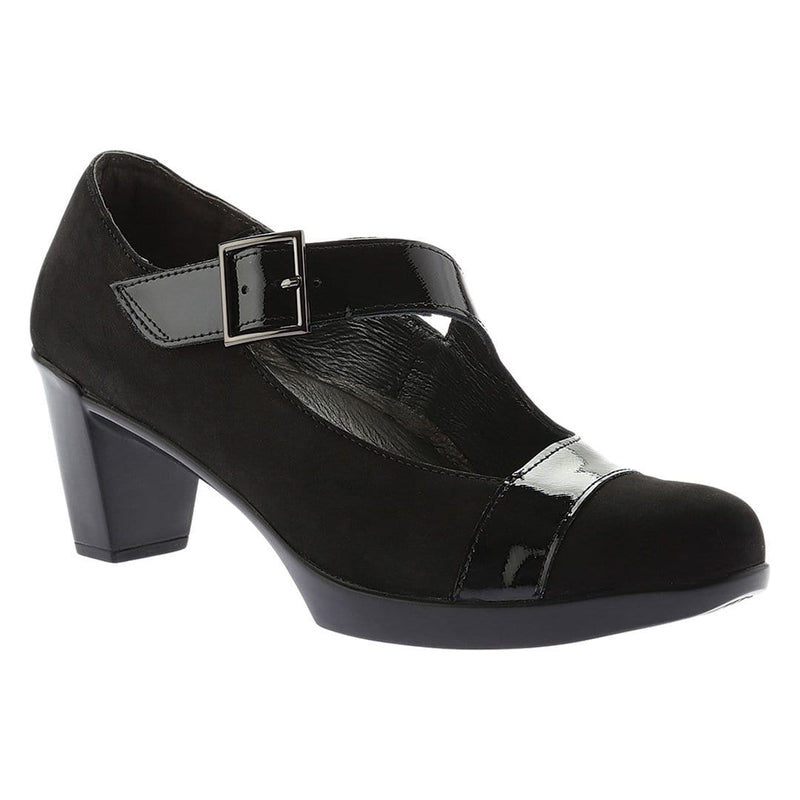 Naot Brava Mary Jane Heel Womens Shoes NWG Black