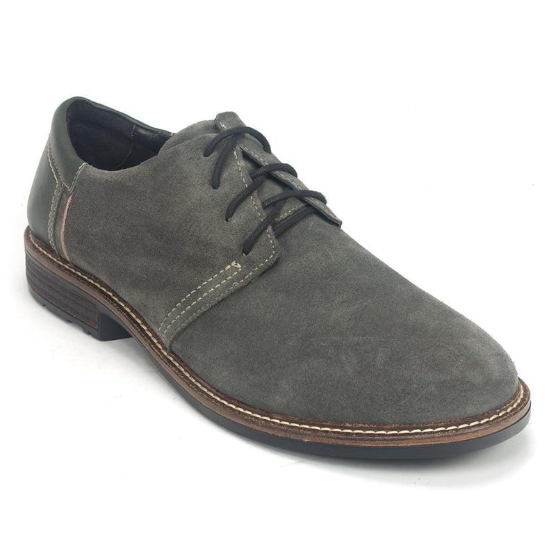 Naot Chief Oxford (80024) Mens Shoes Gray Suede/Tin Gray/Vintage Gray