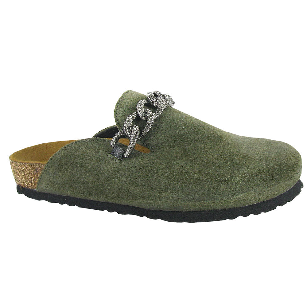Naot Memphis Big Buckled Clog (8253) Womens Shoes Oily Olive