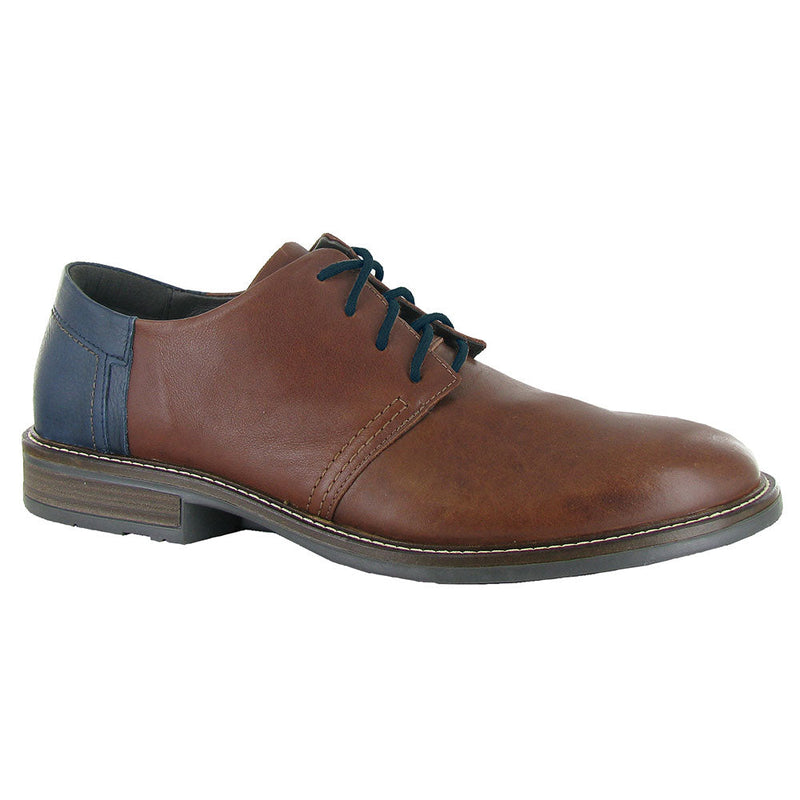 Naot Chief Oxford (80024) Mens Shoes Soft Chestnut/Soft Ink