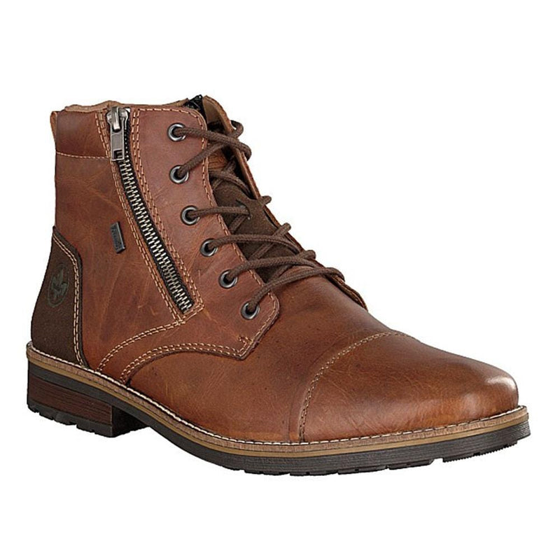 Rieker Men's Lace Up Boot Lambswool Lined | Simons Shoes