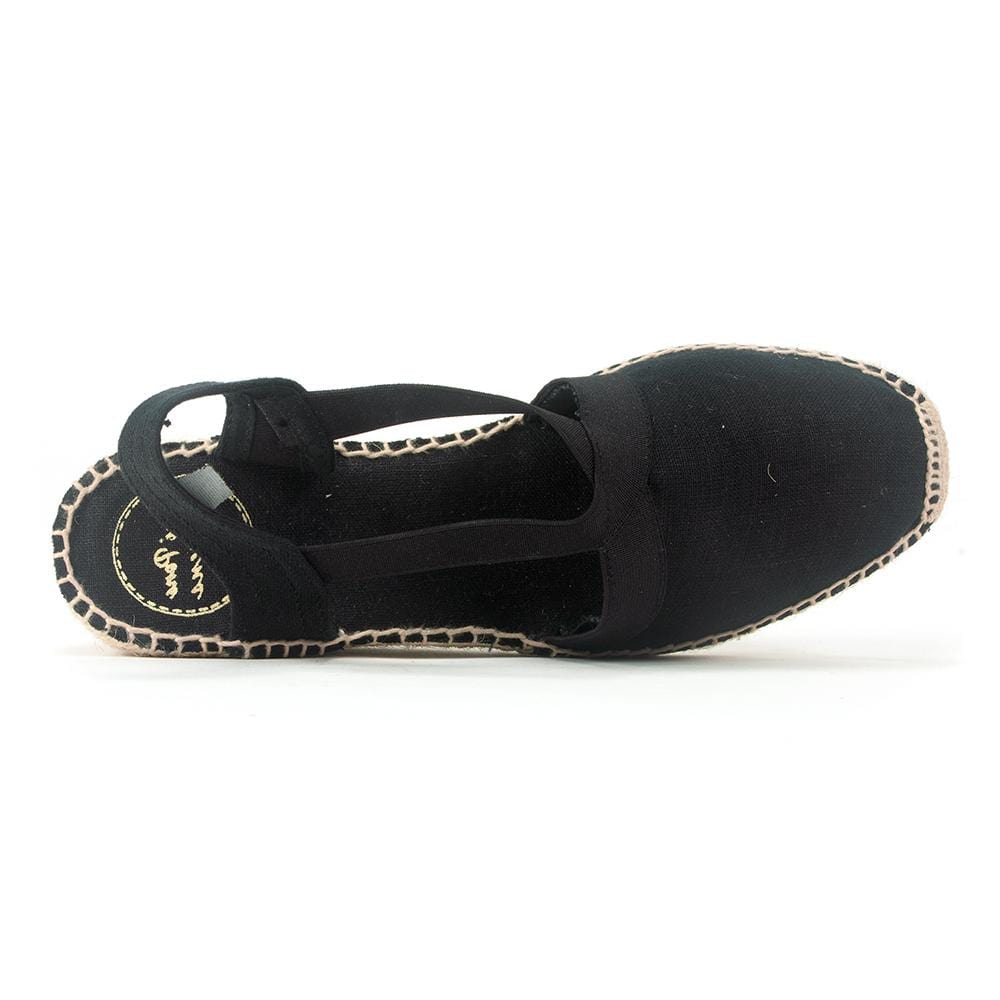 Toni Pons Ter Espadrilles Wedge Sandal Womens Shoes Black
