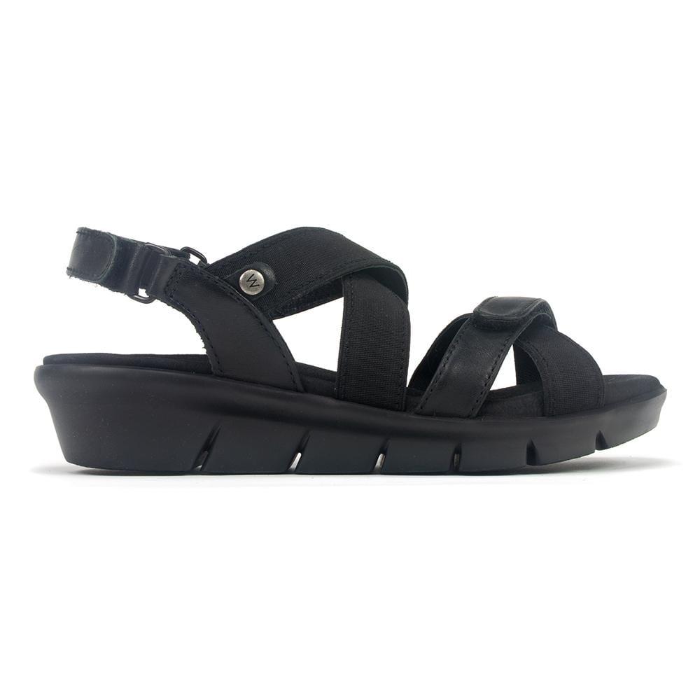 Wolky Electra Strappy Sandal (0667) Womens Shoes 30-000 Black