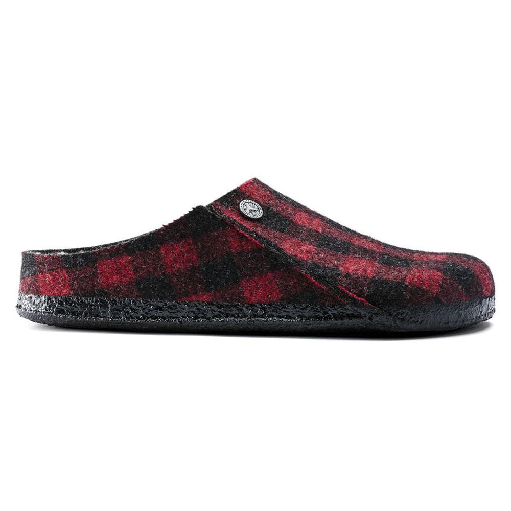 Birkenstock Zermatt Slipper Womens Shoes 1017-544 Red Plaid