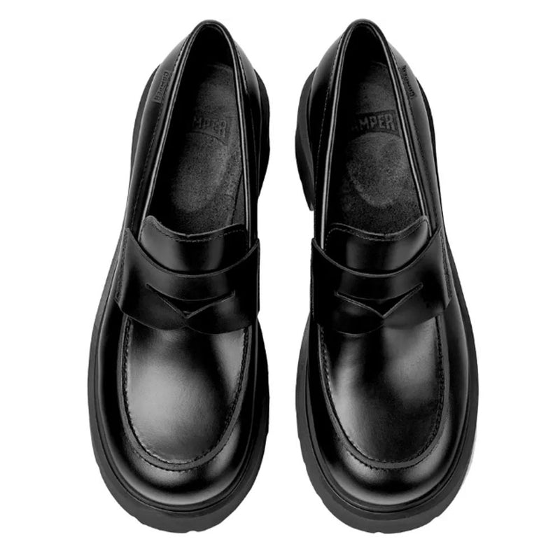 Camper Milah K201425 Women s Leather Block Heel Loafer Simons