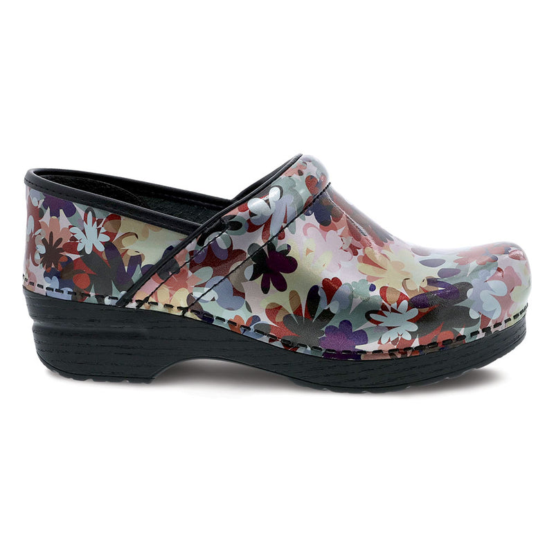 Dansko Professional Boho Flower Patent Womens Shoes 